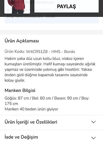 Hakim yaka kadın bluz - Görsel 7