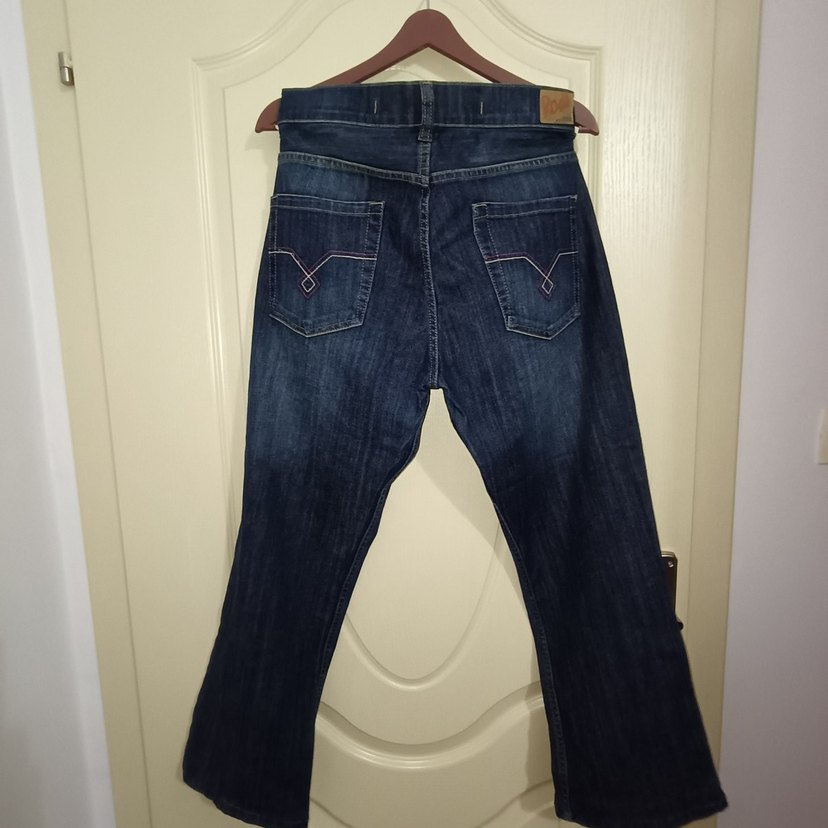 Kadın Lacivert Kot Pantolon - Görsel 3