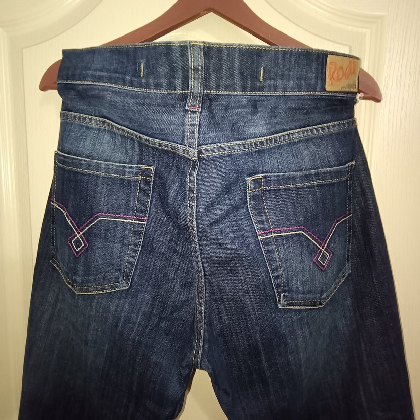 Kadın Lacivert Kot Pantolon - Görsel 4