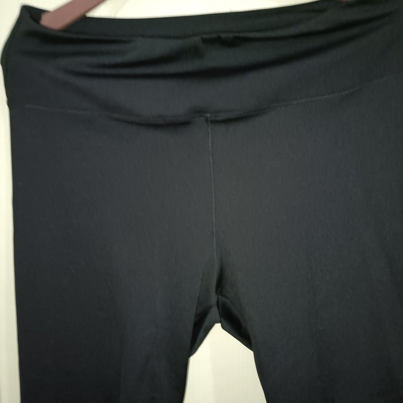 Siyah Midi Spor Tayt Kadın - Görsel 3