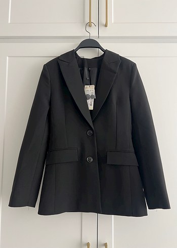 Zara Sik Siyah Tek Dugmeli Blazer Ceket