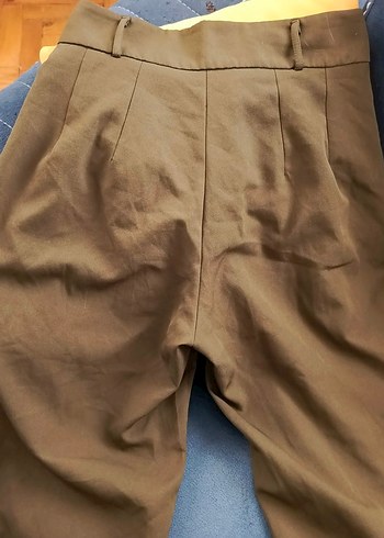 Kadın Pilili Rahat Kumaş Pantolon