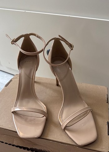 38 Beden Bej Stiletto Topuklu Kadın Ayakkabı