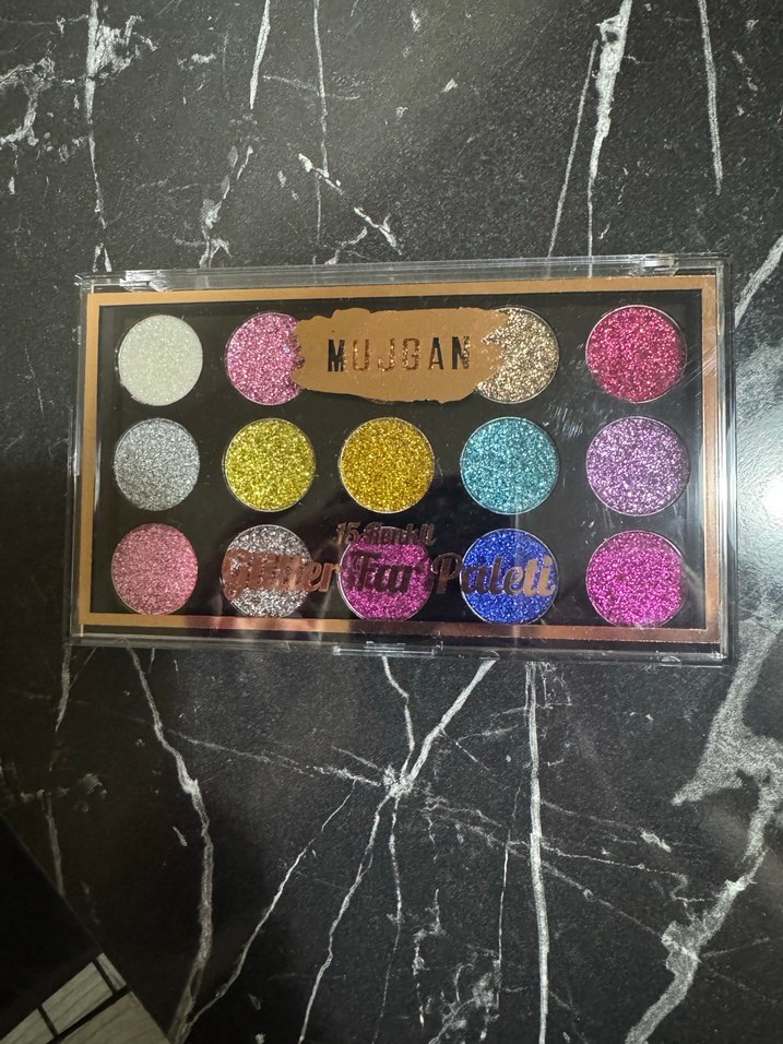 MUJEAN Çok Renkli Parlak Far Paleti - Görsel 2