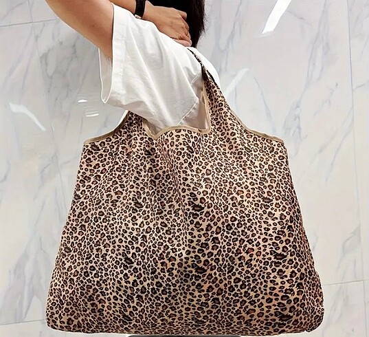 Leopar Poşet Çanta