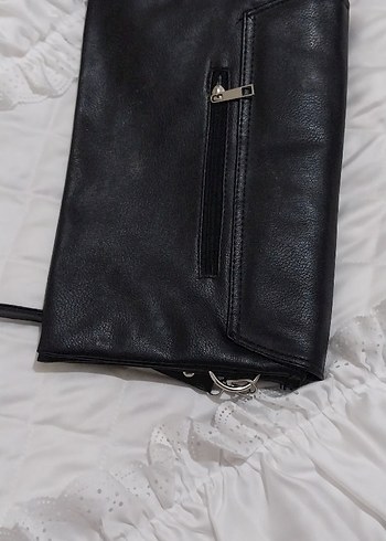 siyah deri çanta - Görsel 4