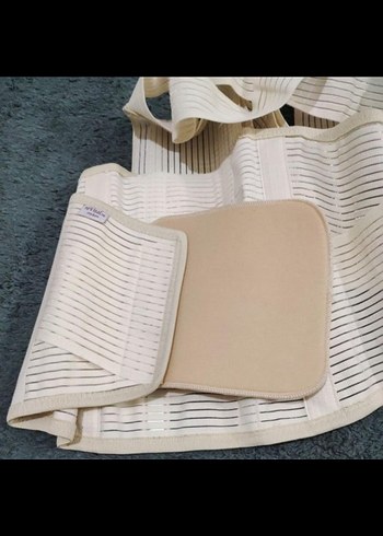 Beyaz Yılan Desenli Midi Hemşire Korsesi - Görsel 4