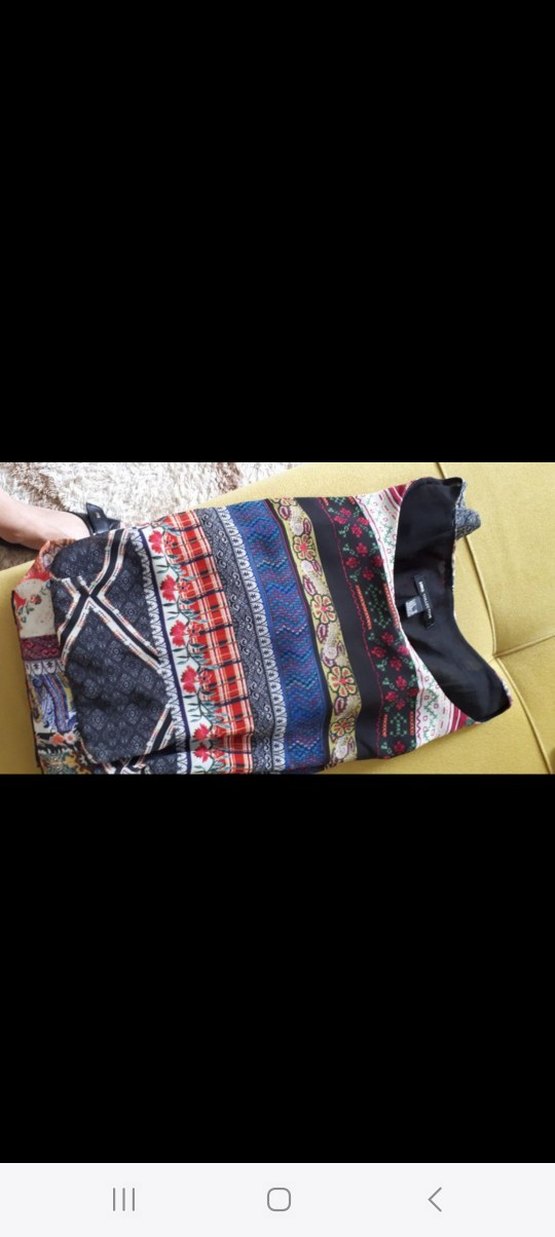 Bohem Tarz Çok Renkli kısa elbise - Görsel 4