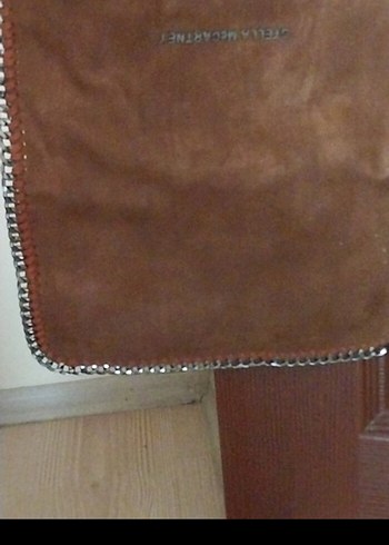 Zincir Detaylı taba renk Kadın Çanta - Görsel 5