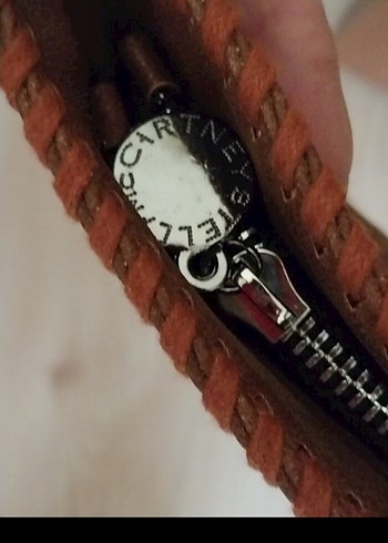 Zincir Detaylı taba renk Kadın Çanta - Görsel 7