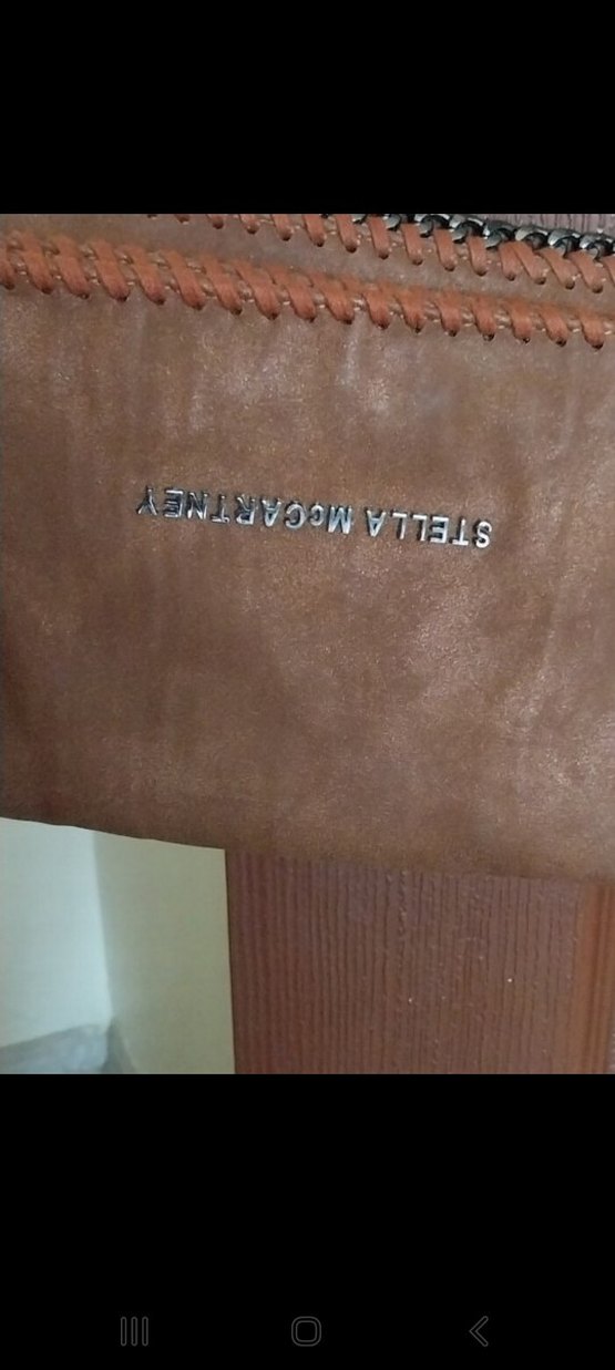 Zincir Detaylı taba renk Kadın Çanta - Görsel 4