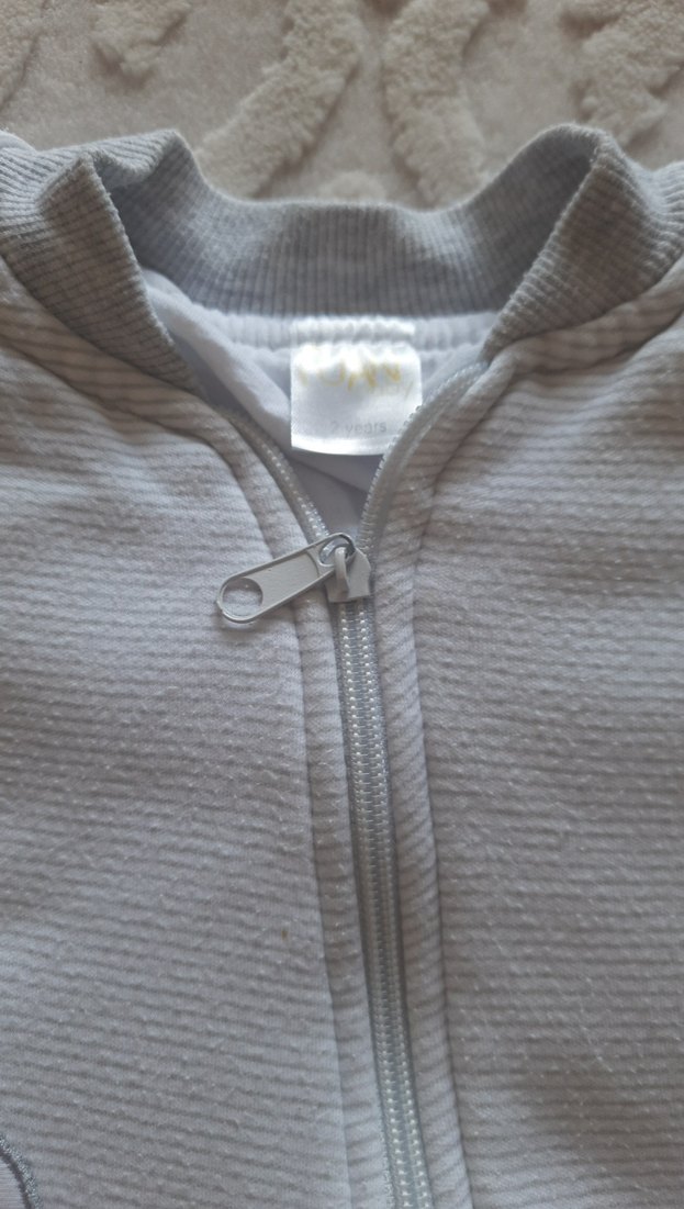 Gri Fermuarlı Bebek Erkek Tulumu - Görsel 2