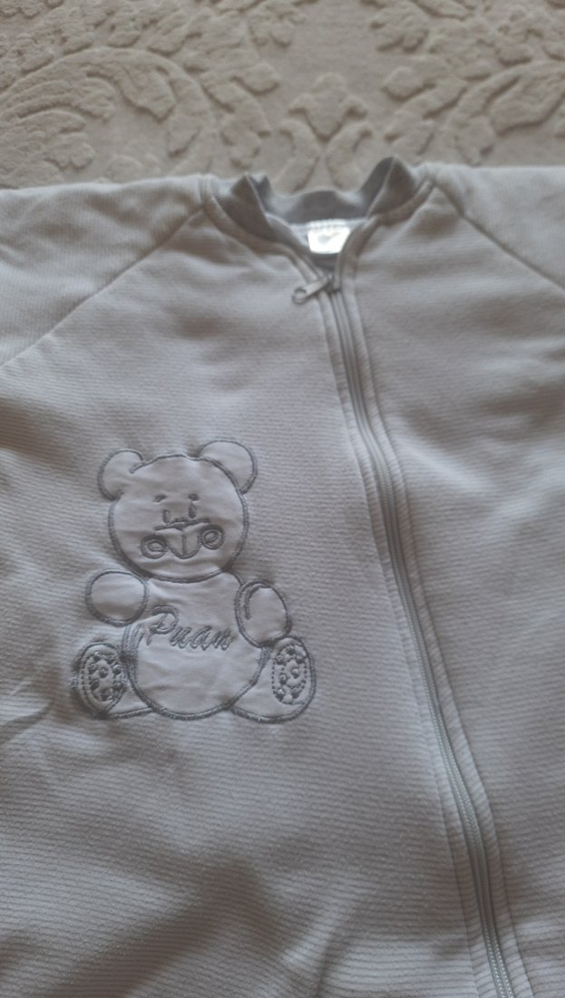 Gri Fermuarlı Bebek Erkek Tulumu - Görsel 3