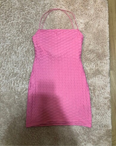 Bershka Pembe Elbise