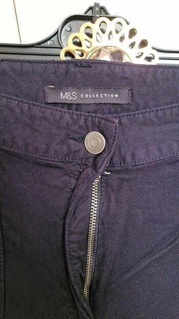 Marks & Spencer M&S kargo koyu lacivert pantolon