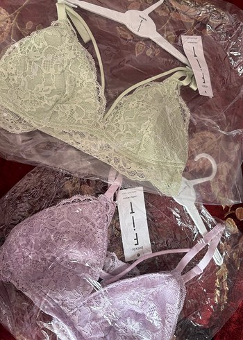 Defacto Bralet yeşil ve lila
