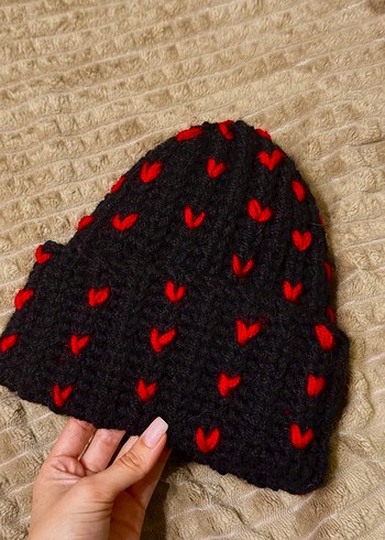 Kadın erkek hediye Bohem Örgü Bere - Görsel 4