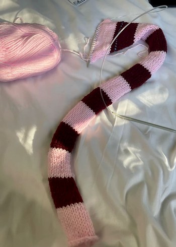 Pinterest iki renkli atkı flor - Görsel 2