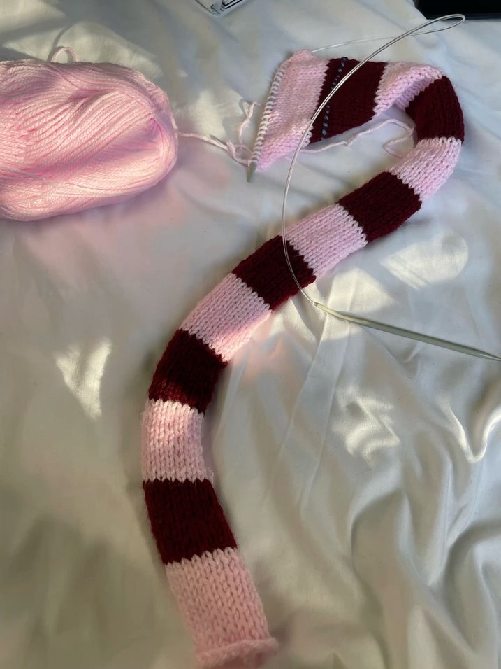 Pinterest iki renkli atkı flor - Görsel 2