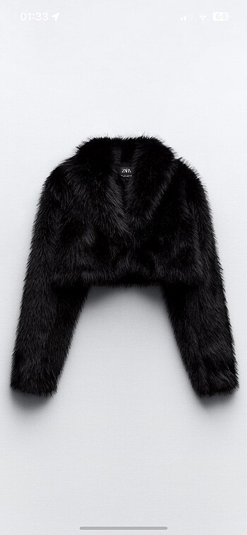 Zara crop kürk