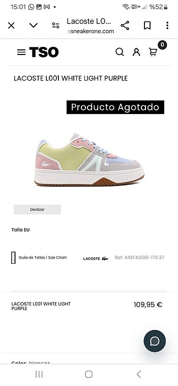 Lacoste L001 Kadın Ayakkabı