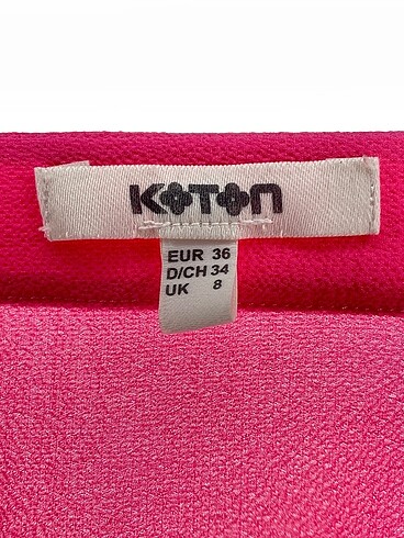 36 Beden pembe Renk Koton Bluz %70 İndirimli.