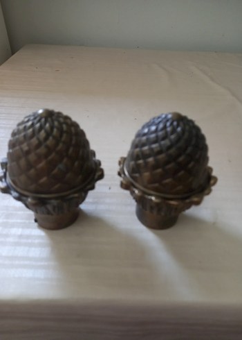 Ikea Vintage Koyu Bej Püsküllü Ev Dekoru