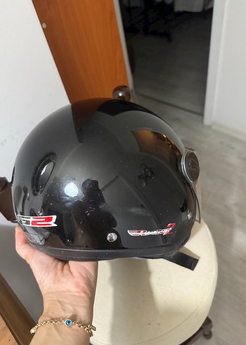 ls2 ecer22-05 Kilitli Siyah unisex Kask - Görsel 8