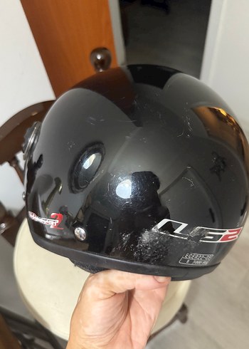 ls2 ecer22-05 Kilitli Siyah unisex Kask - Görsel 7