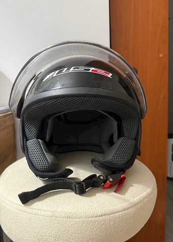 ls2 ecer22-05 Kilitli Siyah unisex Kask - Görsel 6