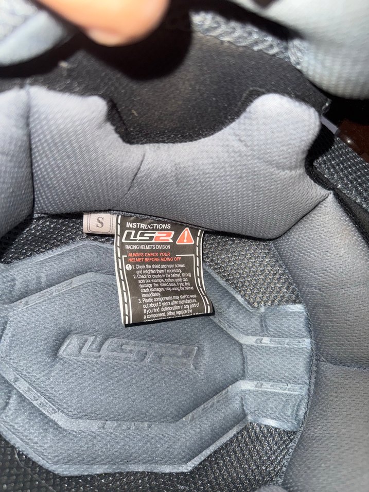 ls2 ecer22-05 Kilitli Siyah unisex Kask - Görsel 5