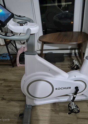 Beyaz KOCHLER Egzersiz Bisikleti Manyetik