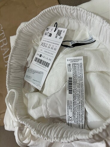 xs Beden beyaz Renk Stradivarius Keten Pantolon
