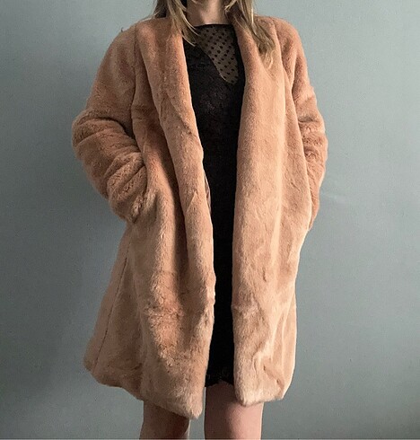 MANGO PEMBE PELUŞ KABAN