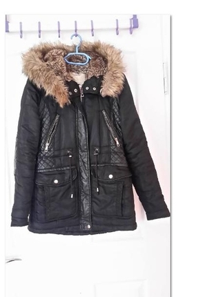 xs Beden Kürk detaylı mont
