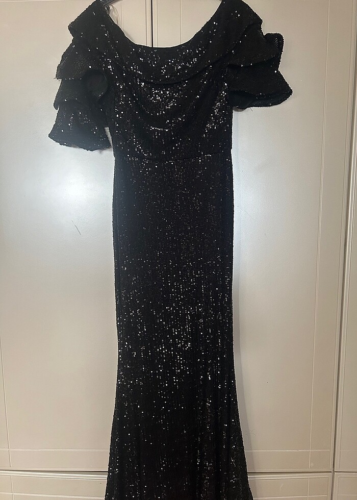 payet balık modeli abiye - Görsel 2