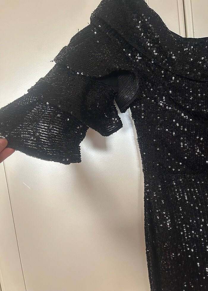 payet balık modeli abiye - Görsel 3