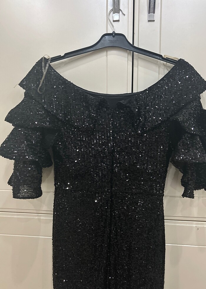 payet balık modeli abiye - Görsel 5