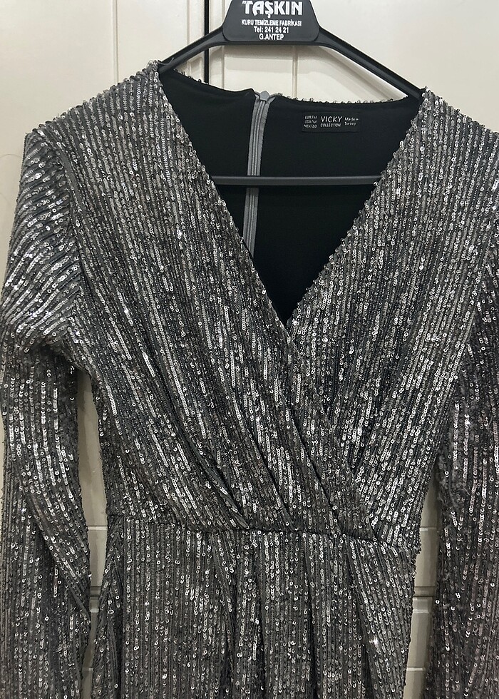 kısa payet abiye - Görsel 2