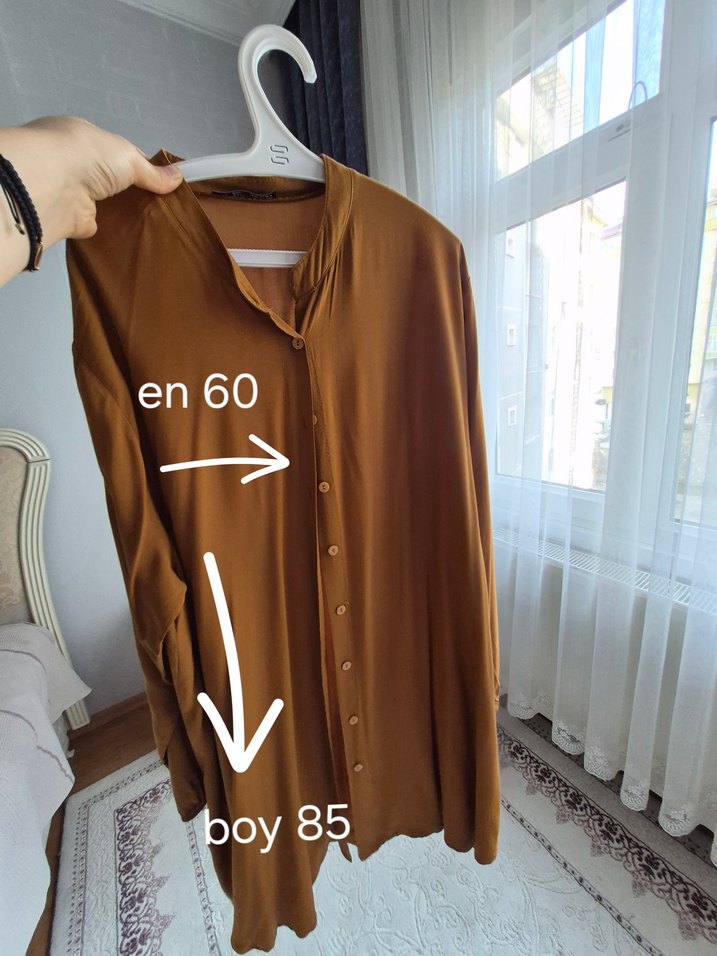 büyük beden tunik gömlek - Görsel 2