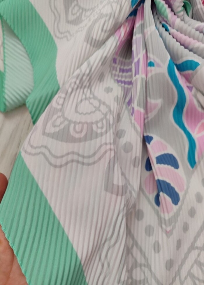 Pileli eşarp  - Görsel 3