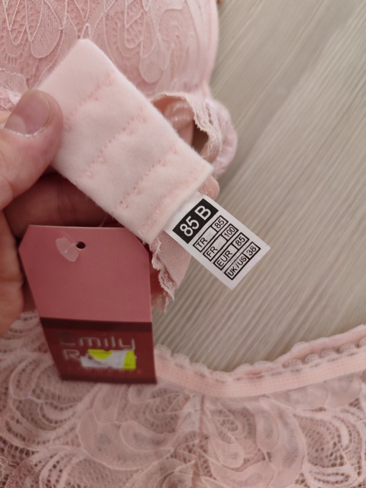 Pembe Dantel Bohem Sütyen ve Külot Takımı - Görsel 2