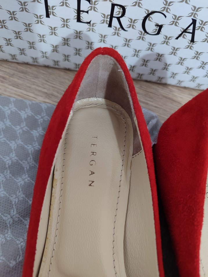 Kiremit  İşlemeli Kadın Babet - Görsel 5