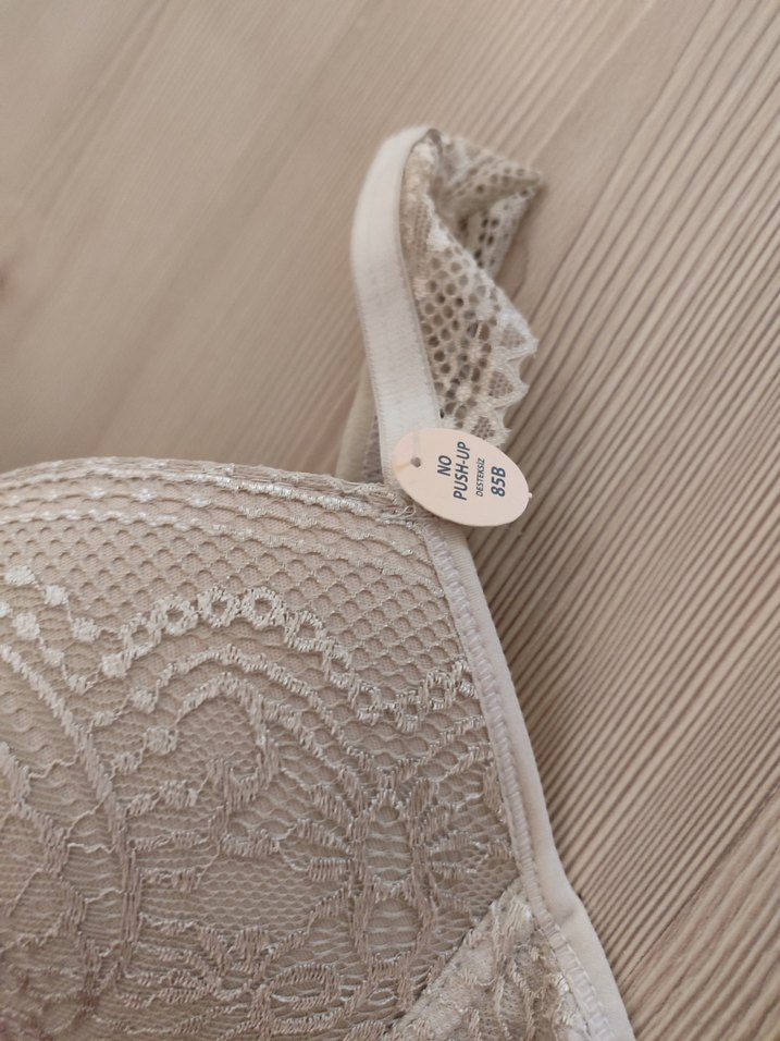 Nakışlı mint yeşil Vintage Sütyen Takımı - Görsel 2