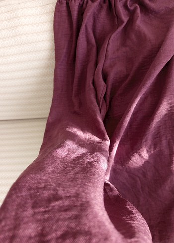 Düğmeli Bordo Hamile Midi kapri - Görsel 3