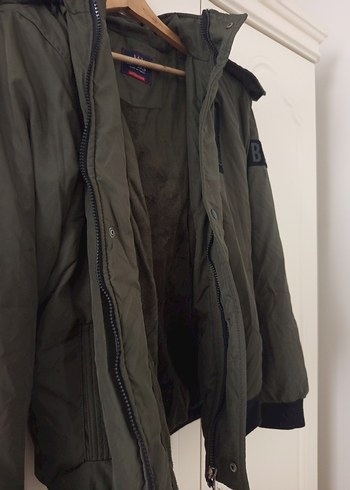 Erkek Çocuk Gri Kemerli Street Wear Kaban - Görsel 2