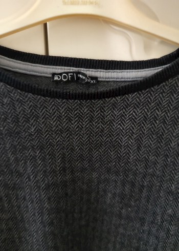 Gri Erkek Triko Kazak - Görsel 3