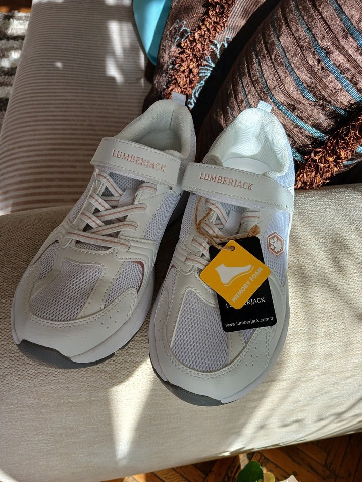 Beyaz Spor Ayakkabı - Görsel 5