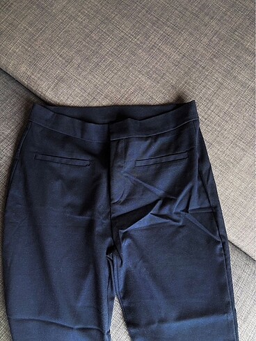 BSL FASHION BSL bilek boy crop flare ispanyol paça kumaş pantolon