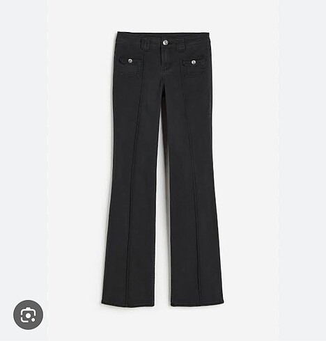 H&M DÜŞÜK BEL İSPANYOL PAÇA KARGO PANTOLON